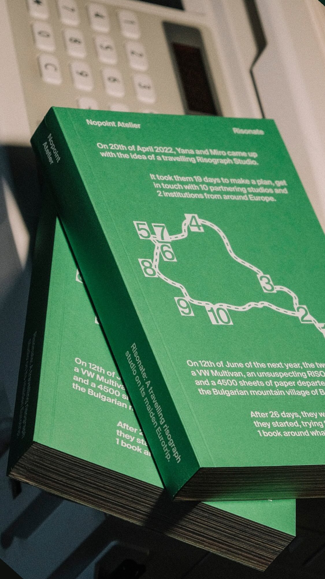 Risonate Traveling Printing Studio, Book Design