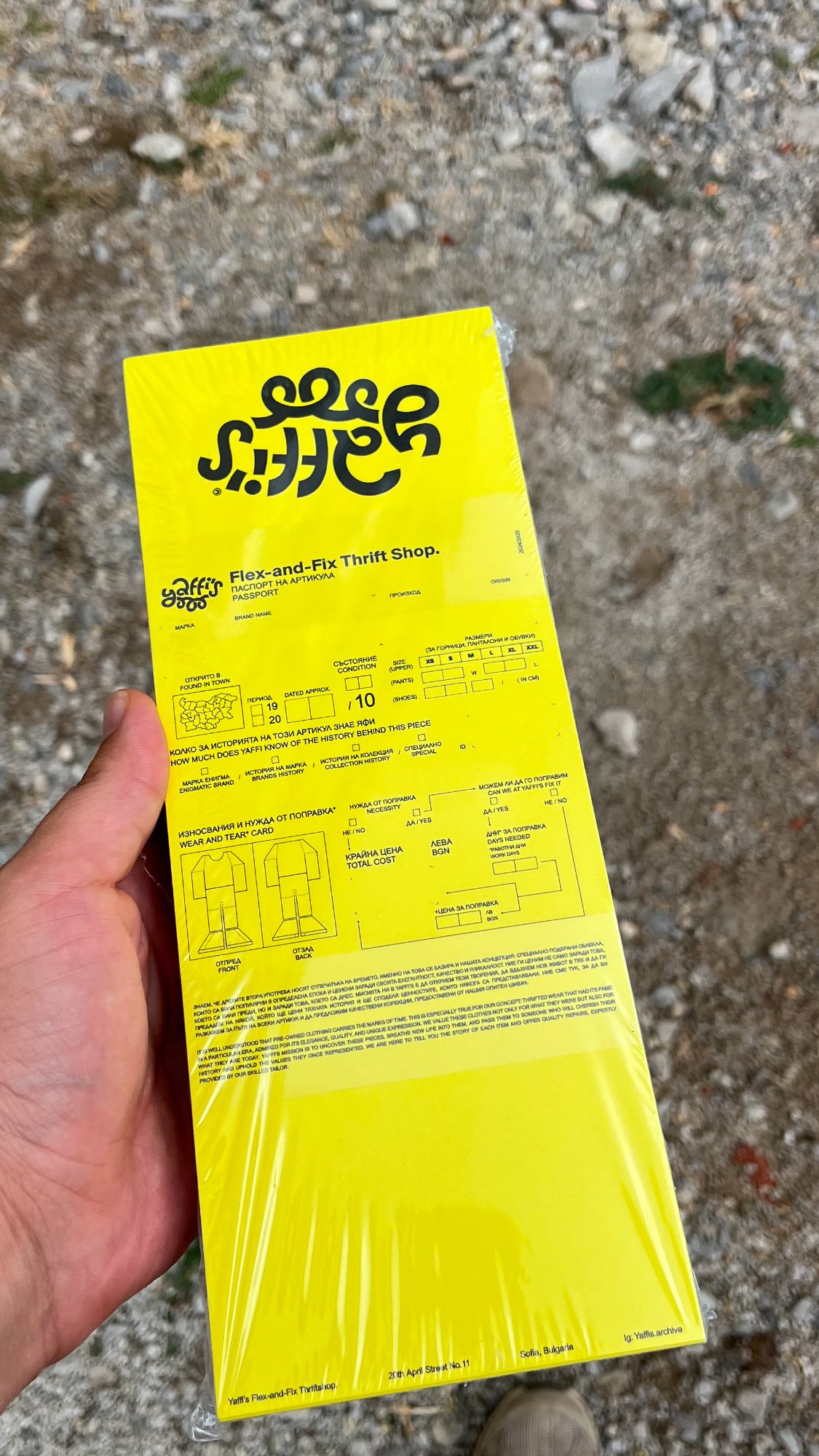 Yaffi's Boutique Thrift Shop & Tailor, Identity