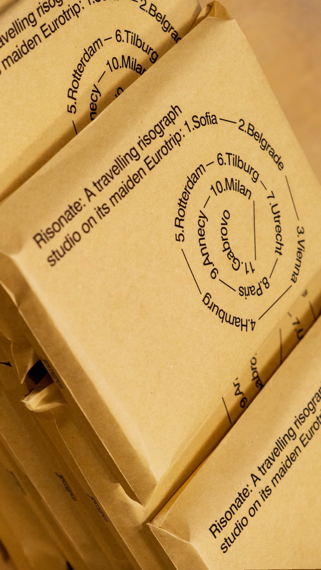 Risonate Traveling Printing Studio, Brand Identity